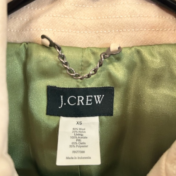 KCrew eggshell white pea coat - Picture 2 of 3